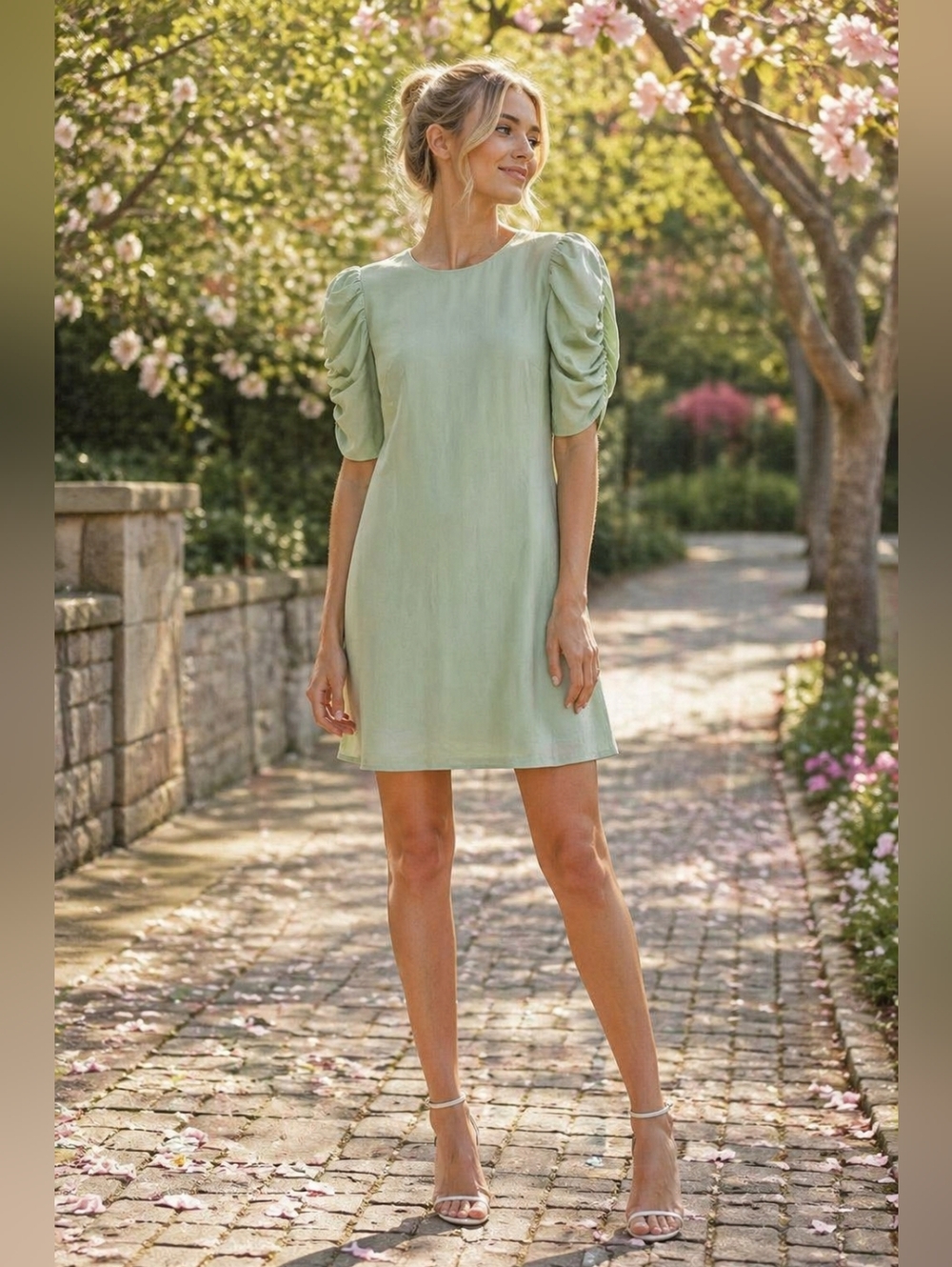 Billie the Label Helena dress in Sage Sz 0